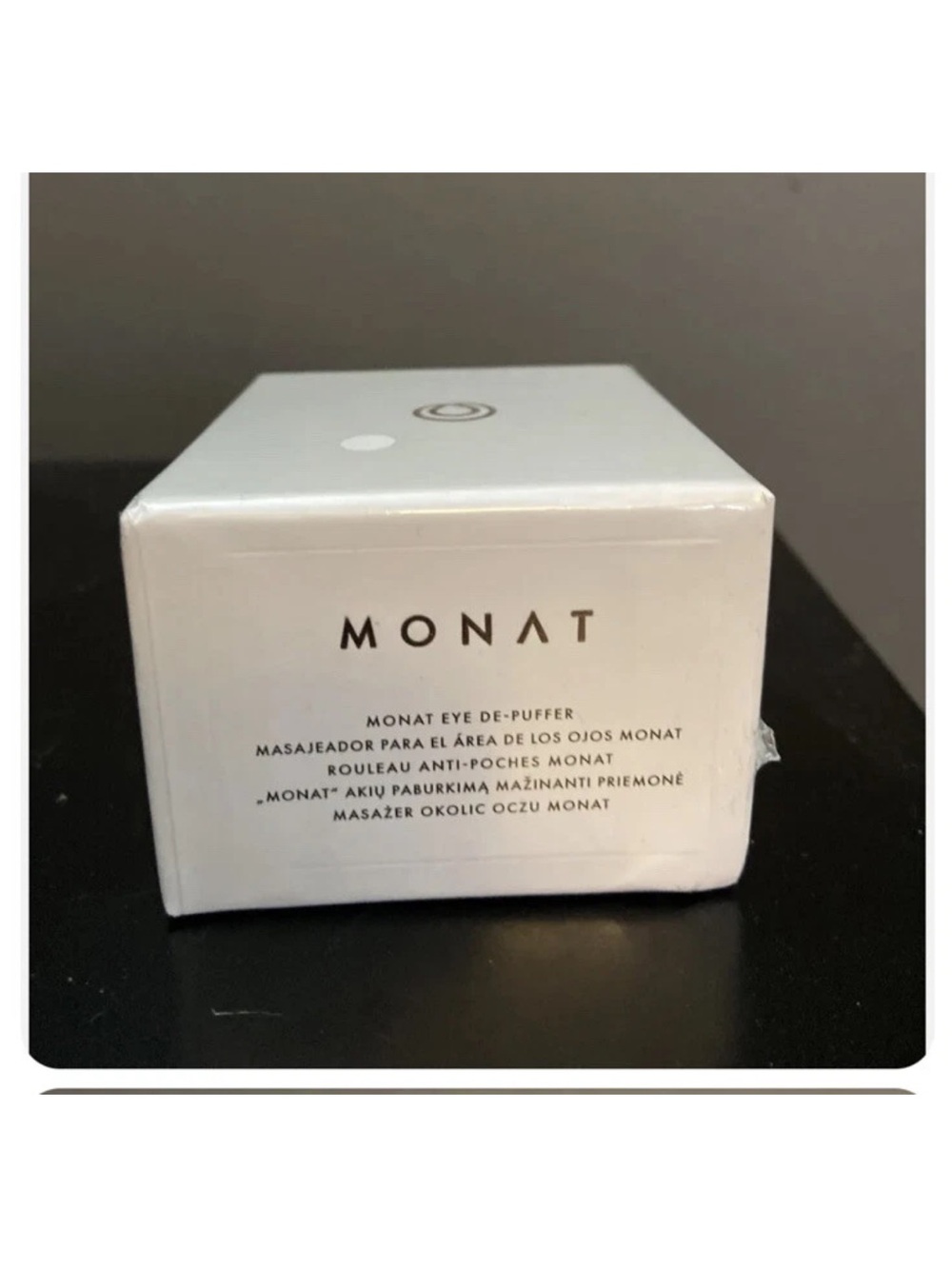 MONAT Eye De-Puffer - Pink Rose Quartz Facial Tool NIB SEALED - Picture 2 of 6